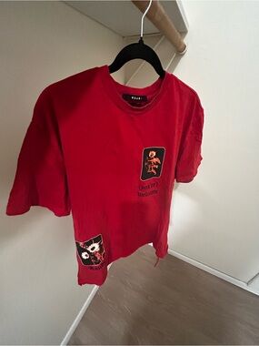 Ksubi Red Graphic Short Sleeve Tee